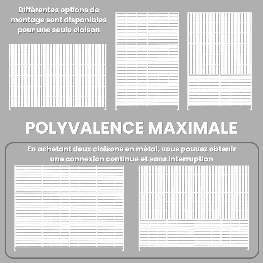 PARAVENT EXTÉRIEUR EN ACIER