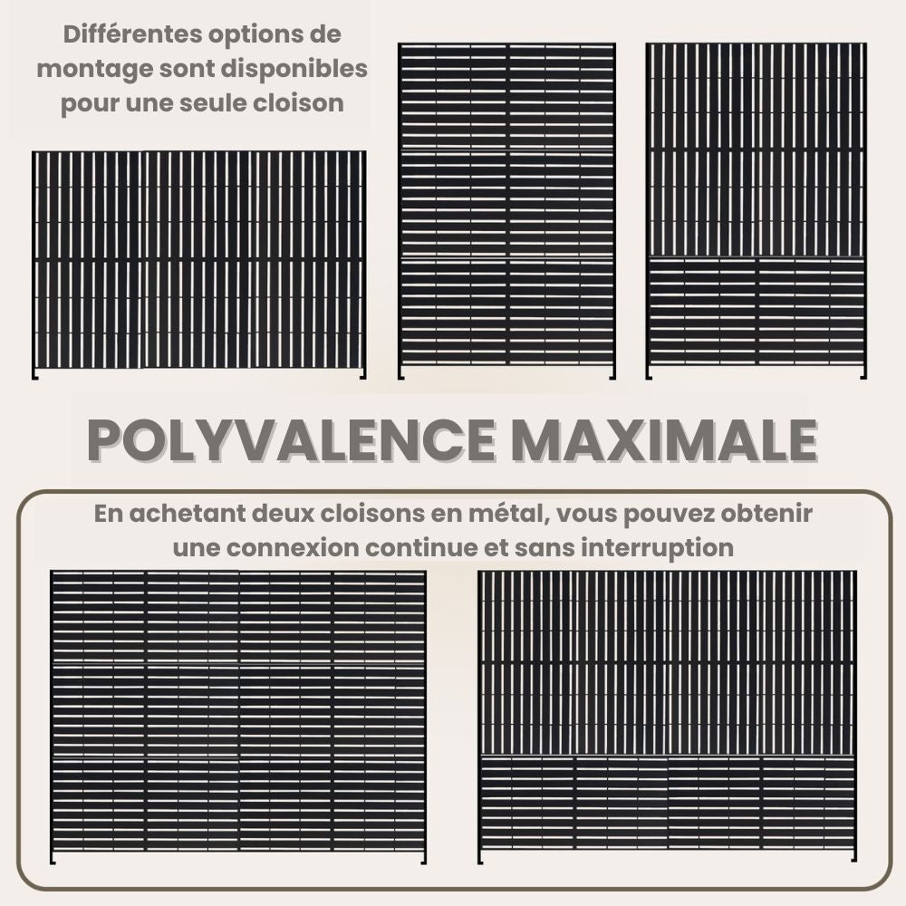 PARAVENT EXTÉRIEUR EN ACIER