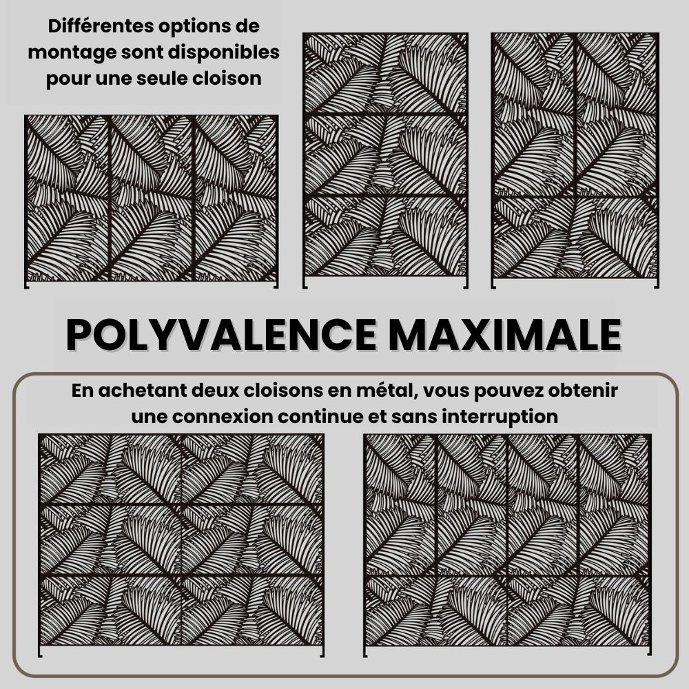PARAVENT EXTÉRIEUR EN ACIER