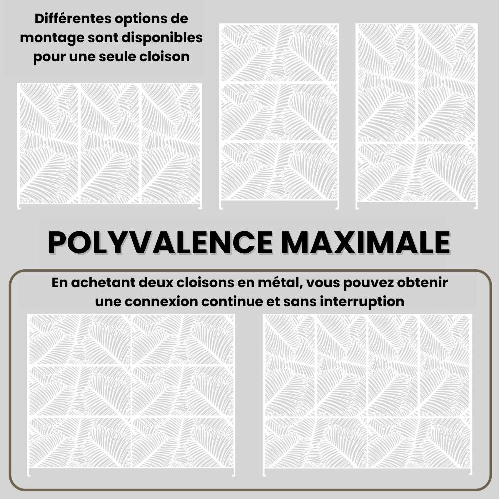 PARAVENT EXTÉRIEUR EN ACIER