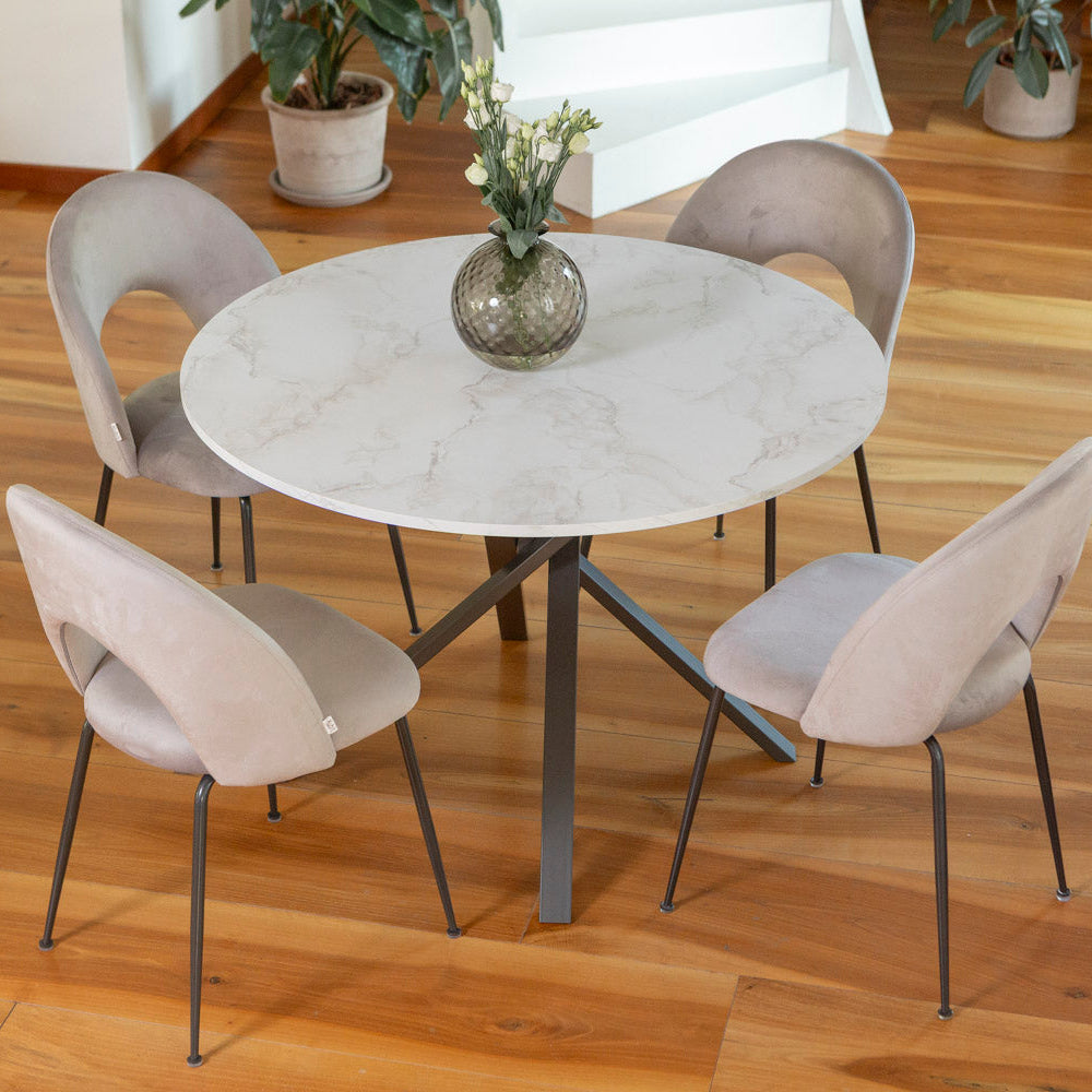 CHAISES EN VELOURS MARGOT