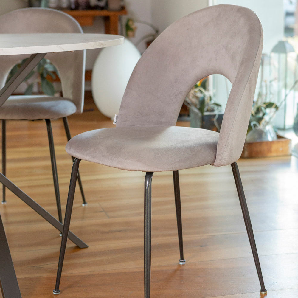 CHAISES EN VELOURS MARGOT