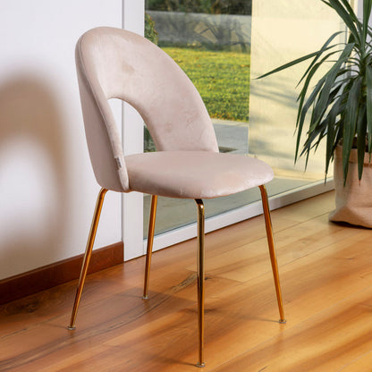CHAISES EN VELOURS MARGOT