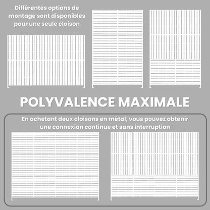 PARAVENT EXTÉRIEUR EN ACIER