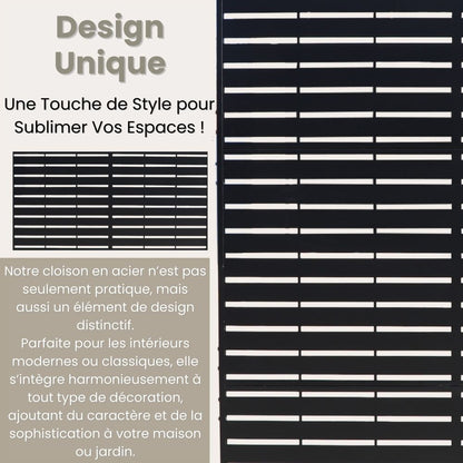 PARAVENT EXTÉRIEUR EN ACIER
