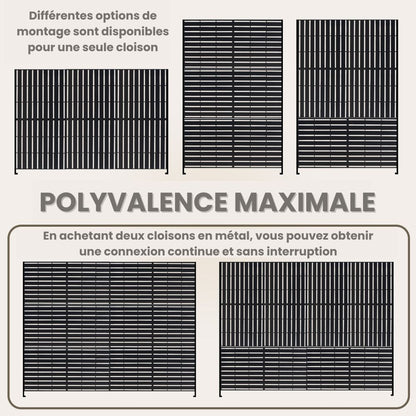 PARAVENT EXTÉRIEUR EN ACIER