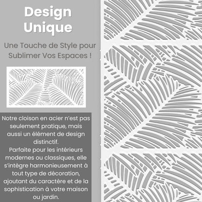 PARAVENT EXTÉRIEUR EN ACIER
