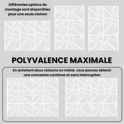 PARAVENT EXTÉRIEUR EN ACIER