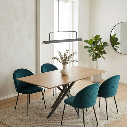 CHAISES SARA EN VELOURS