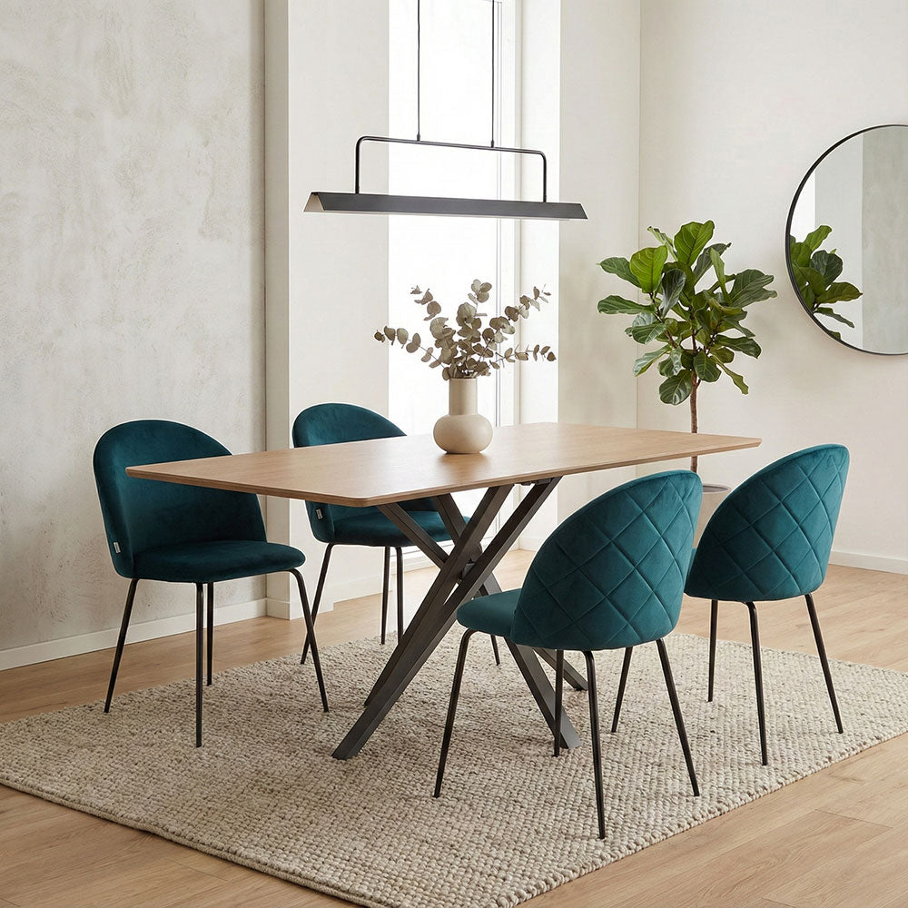 CHAISES SARA EN VELOURS