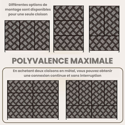PARAVENT EXTÉRIEUR EN ACIER
