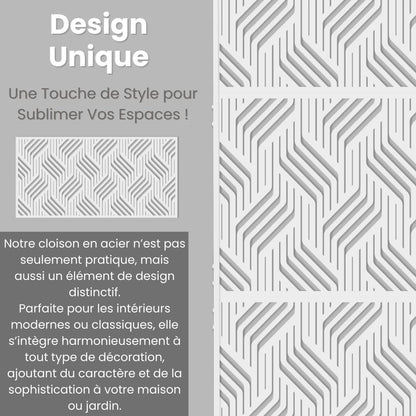 PARAVENT EXTÉRIEUR EN ACIER